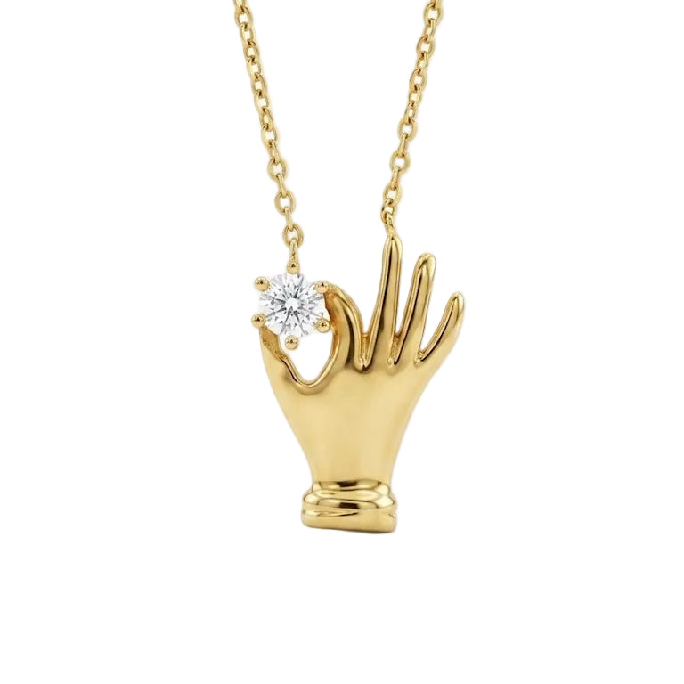 Collar Toque de Luz - Collar Oro 18K