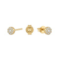 Aros Luz Cluster - Aros Oro 18k