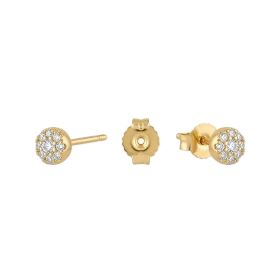Aros Luz Cluster - Aros Oro 18k