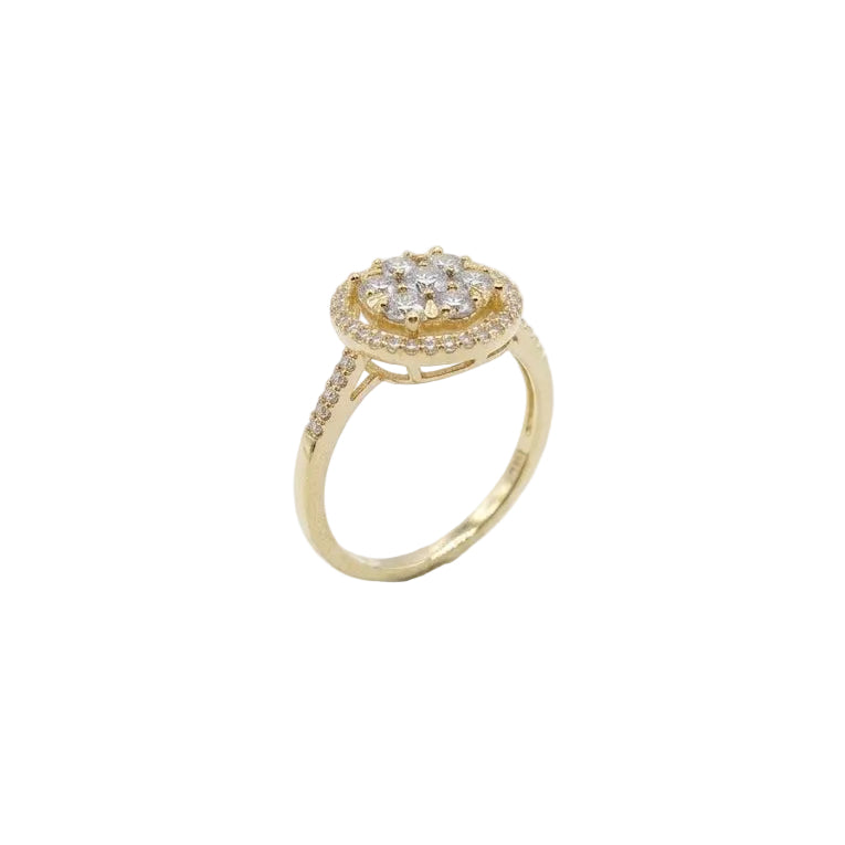 Anillo Magnolia - Anillo Oro 18k