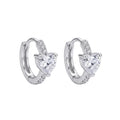 Aros Argollas Huggies Sweet Heart - Aros plata 925