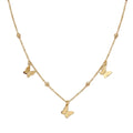 Collar Papillon Gold - Collar Oro 18k