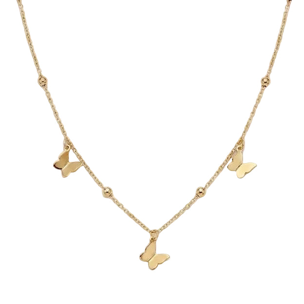 Collar Papillon Gold - Collar Oro 18k