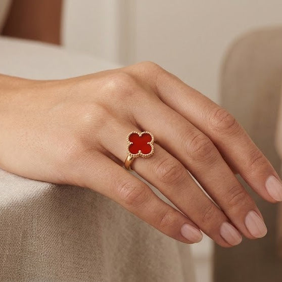 Anillo Alhambra Scarlet - Anillo oro 18k
