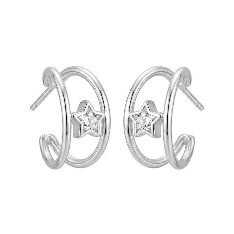 Aros Estrella Polar - Aros plata 925