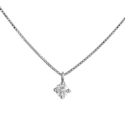 Collar grifa oro Blanco y Diamante