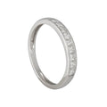 Anillo oro blanco diamantes - Anillo Oro 18k