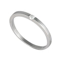 Anillo oro Blanco diamante - Anillo Oro 18k