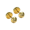 Aros Abridor Bolita de Fuego - Aros oro 18k