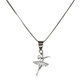 Collar en plata y bailarina con zircones