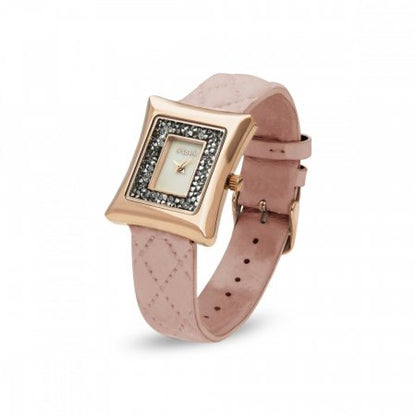 Reloj Cadro En Cuero